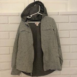Cat & Jack Boy's Size 6/7 Gray Zip Up Jacket Coat